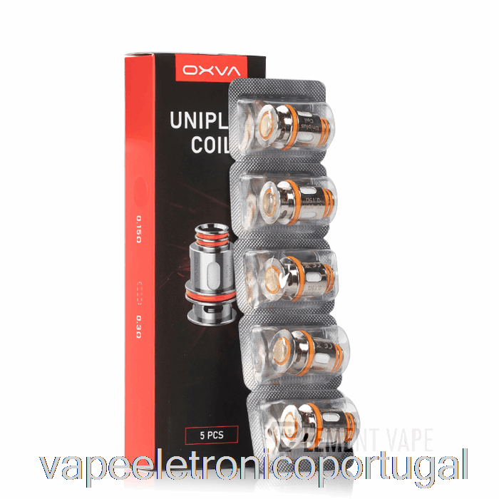 Bobinas De Substituição Vape Eletrônico Oxva Uniplus Bobinas Uniplus De 0,15 Ohm
